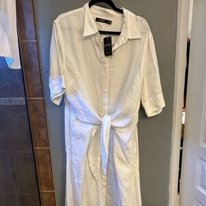 Ralph Lauren white Midi Dress